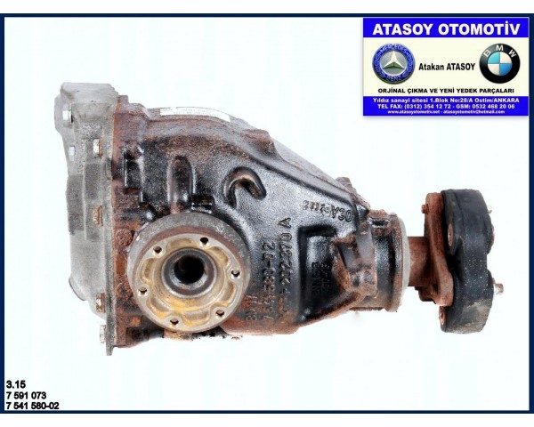 BMW E90 LCI 320D DEFRANSİYEL 3.15 7541580-02 7591073-01 7591073-02 7566628-01 7591073 7566628 33107591074 33107566629 7591074 7566629 GF202370B GF202370A E90 LCI DEFRANSİYEL 3.15